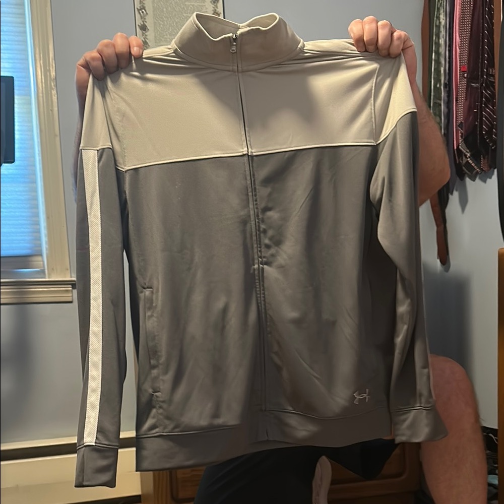 Under Armour Two-Tone Gray and Cream Jacket